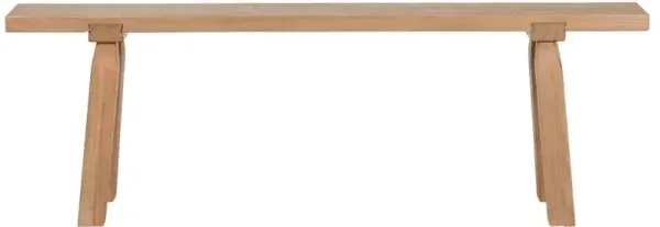 Meera Rustic Lodge Brown Reclaimed Elm Wood Entryway Bench