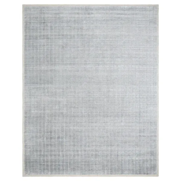 Machi Modern Classic Denim Blue Patterned Rug - 4'x6'