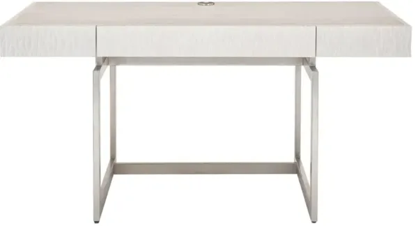 Lucilla Modern Classic White Oak Wood Desk