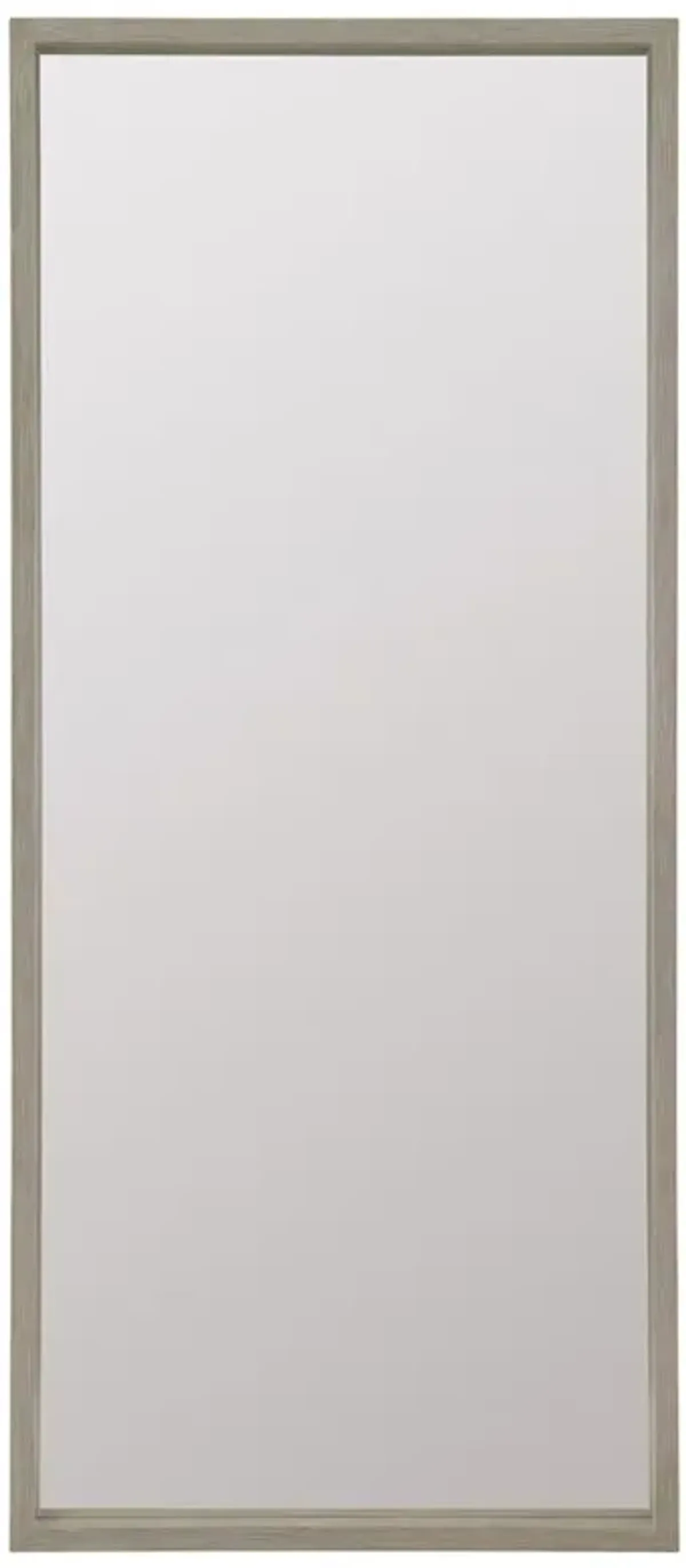 Lucilla French Country Light Brown Wood Rectangular Floor Mirror