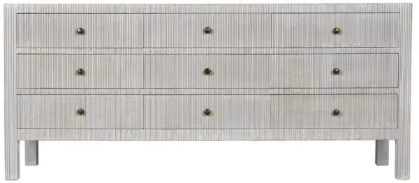 Cevan Modern Classic Whitewash Wood Dresser