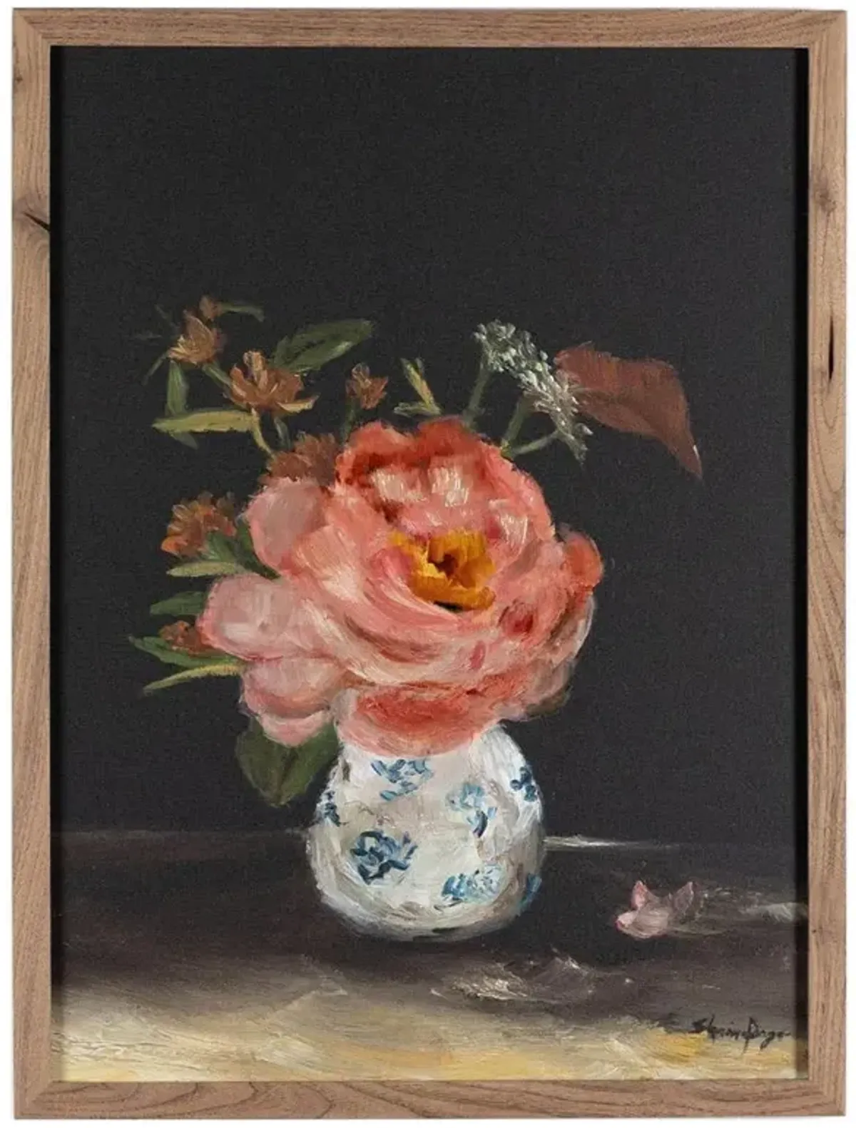 Pink Peony Painting - 24x18