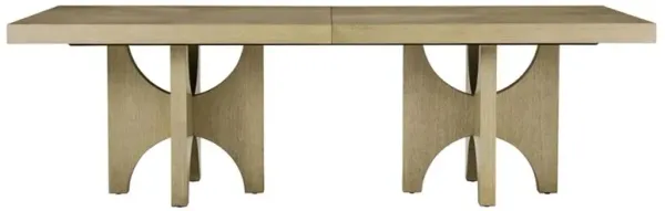 Kaia Dune Oak Extendable Rectangular Dining Table - 97-133"W