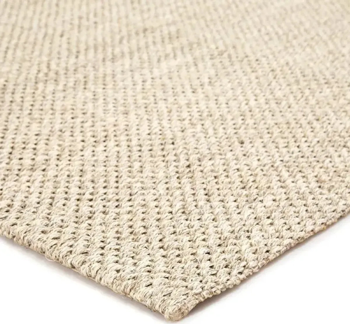 Neville Coastal Beach Taupe Sisal Solid Border Rug - 8'x10'