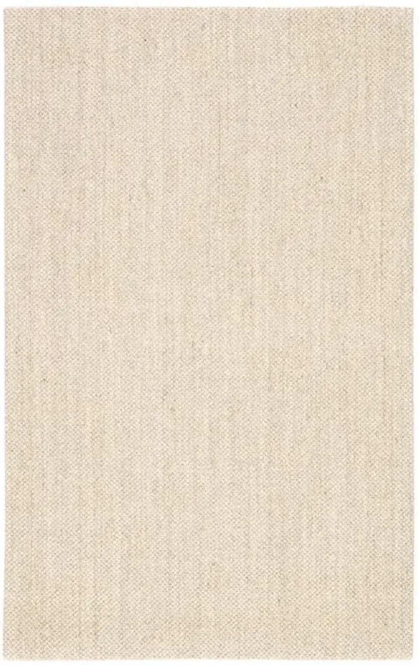 Neville Coastal Beach Taupe Sisal Solid Border Rug - 8'x10'