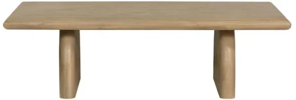 Suriya Rustic Lodge Brown Wood Rectangular Coffee Table