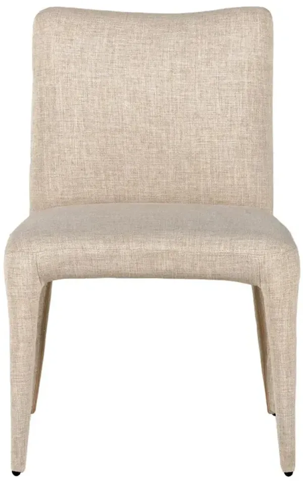 Luvinia Modern Classic White Performance Linen Dining Side Chair