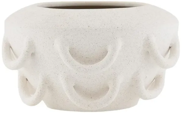 Paloma French Country White Ceramic Decorative Table Vase