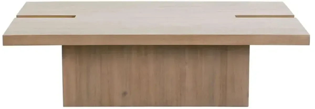 Taylor Rustic Lodge Brown Wood Rectangular Coffee Table