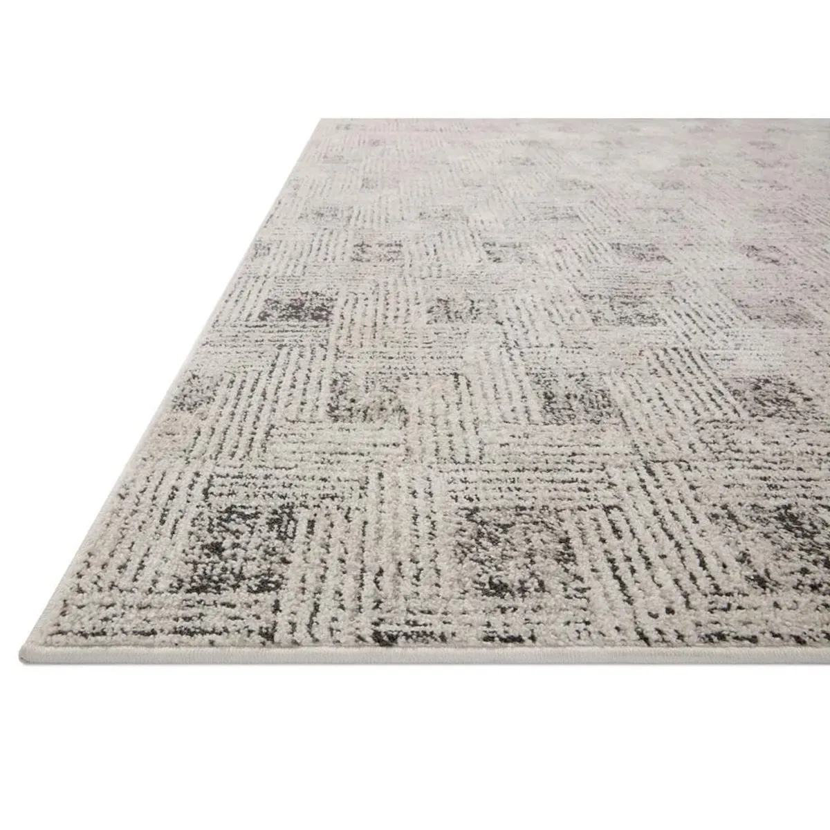 Ysandre Global Bazaar Grey Patterned Rug - 2'3"x3'10"