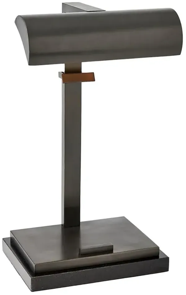 Glendale Bronze Granite Base Tabletop Easel Lamp