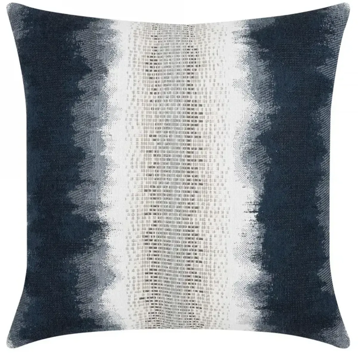 Resilience Coastal Beach Indigo Blue Indoor Outdoor Throw Pillow - 20x20