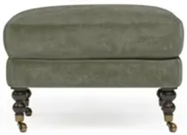 Madeline Sage Green Ottoman