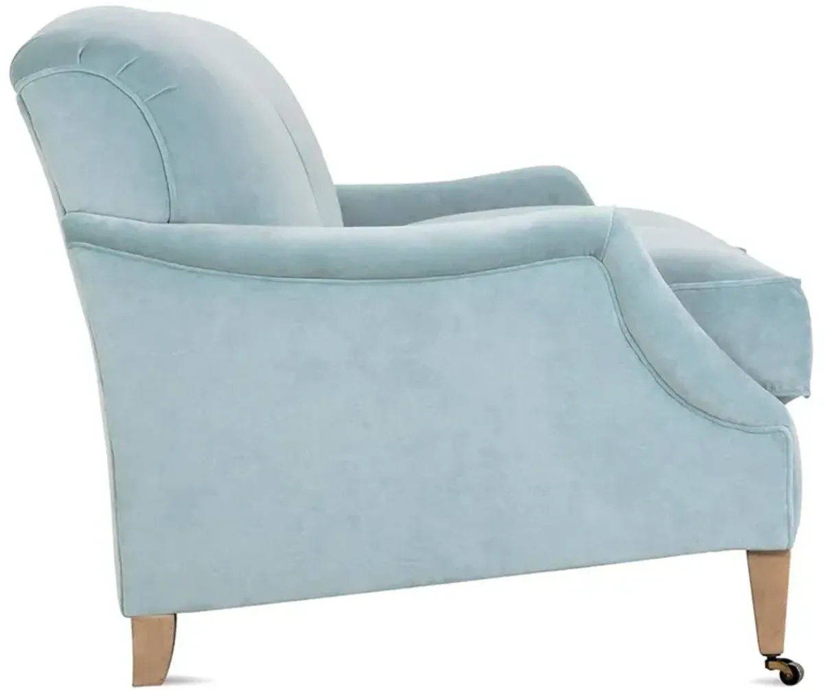 Hargrove French Blue Sofa - 85"