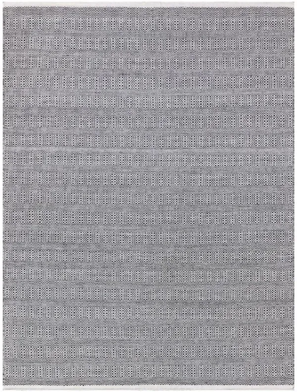 Bennett Modern Black Diamond Patterned Indoor Outdoor Rug - 6'x9'