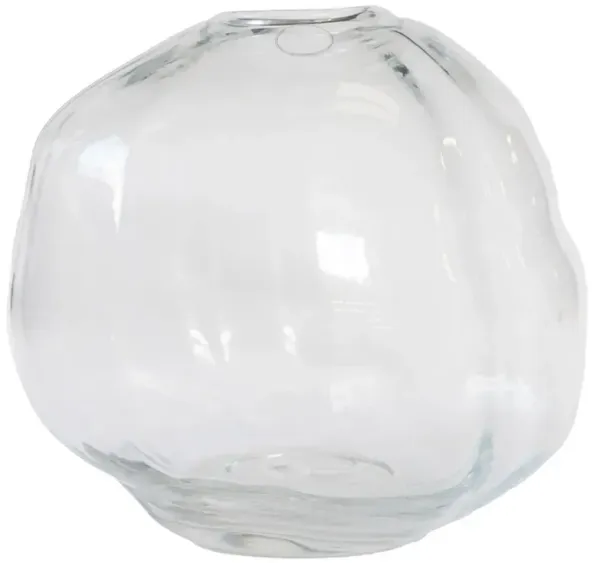 Amara Modern Classic Clear Glass Decorative Table Vase - Small