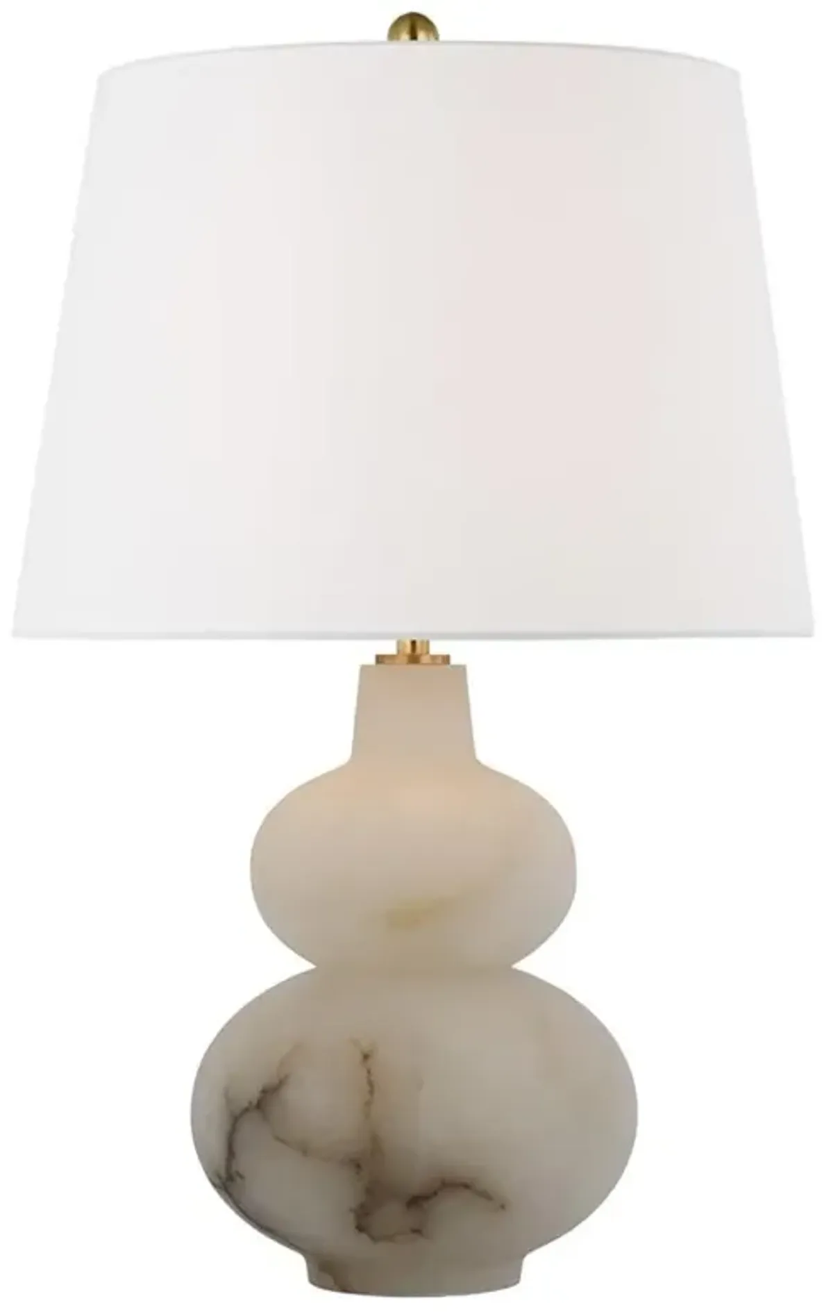 Visual Comfort Ciccio Modern Classic Natural Alabaster Table Lamp - Large
