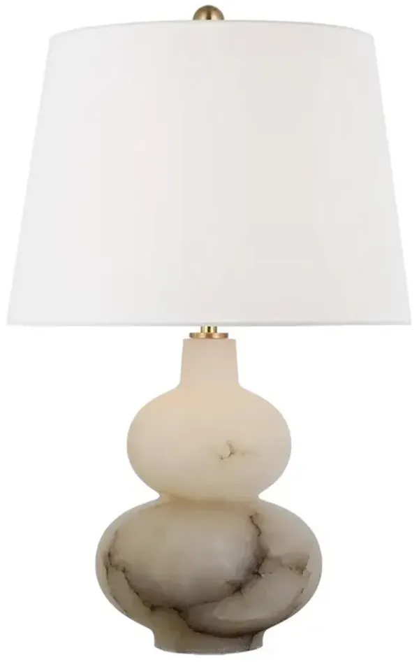 Visual Comfort Ciccio Modern Classic Natural Alabaster Table Lamp - Medium