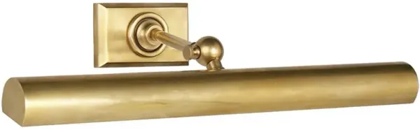 Visual Comfort Cabinet Maker's Modern Antique Brass Picture Light Sconce - 18"