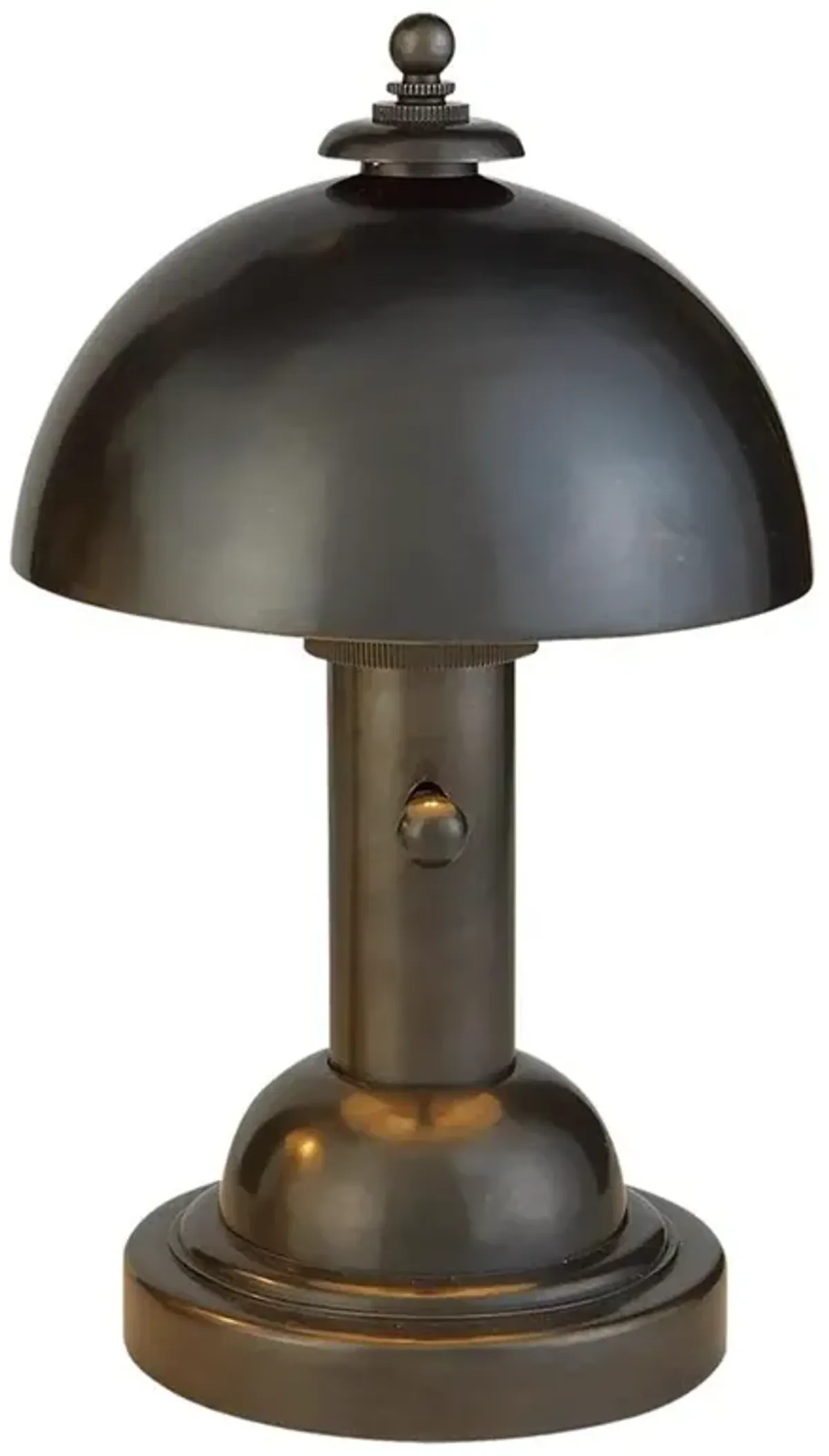 Visual Comfort Totie Industrial Loft Bronze Metal Dome Shade Desk Lamp