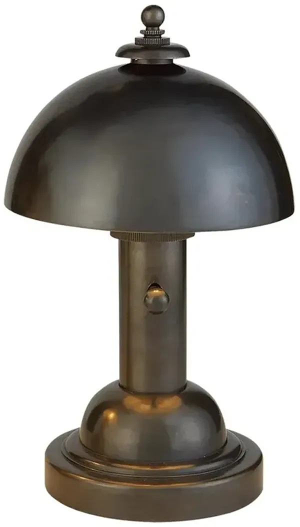 Visual Comfort Totie Industrial Loft Bronze Metal Dome Shade Desk Lamp