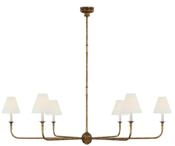 Visual Comfort Piaf Modern Classic Antique Gild  Metal Chandelier - Grande