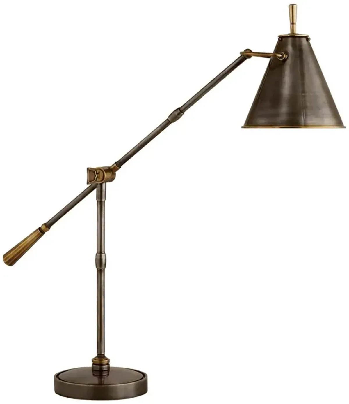 Visual Comfort Goodman Modern Bronze Brass Desk Table Lamp