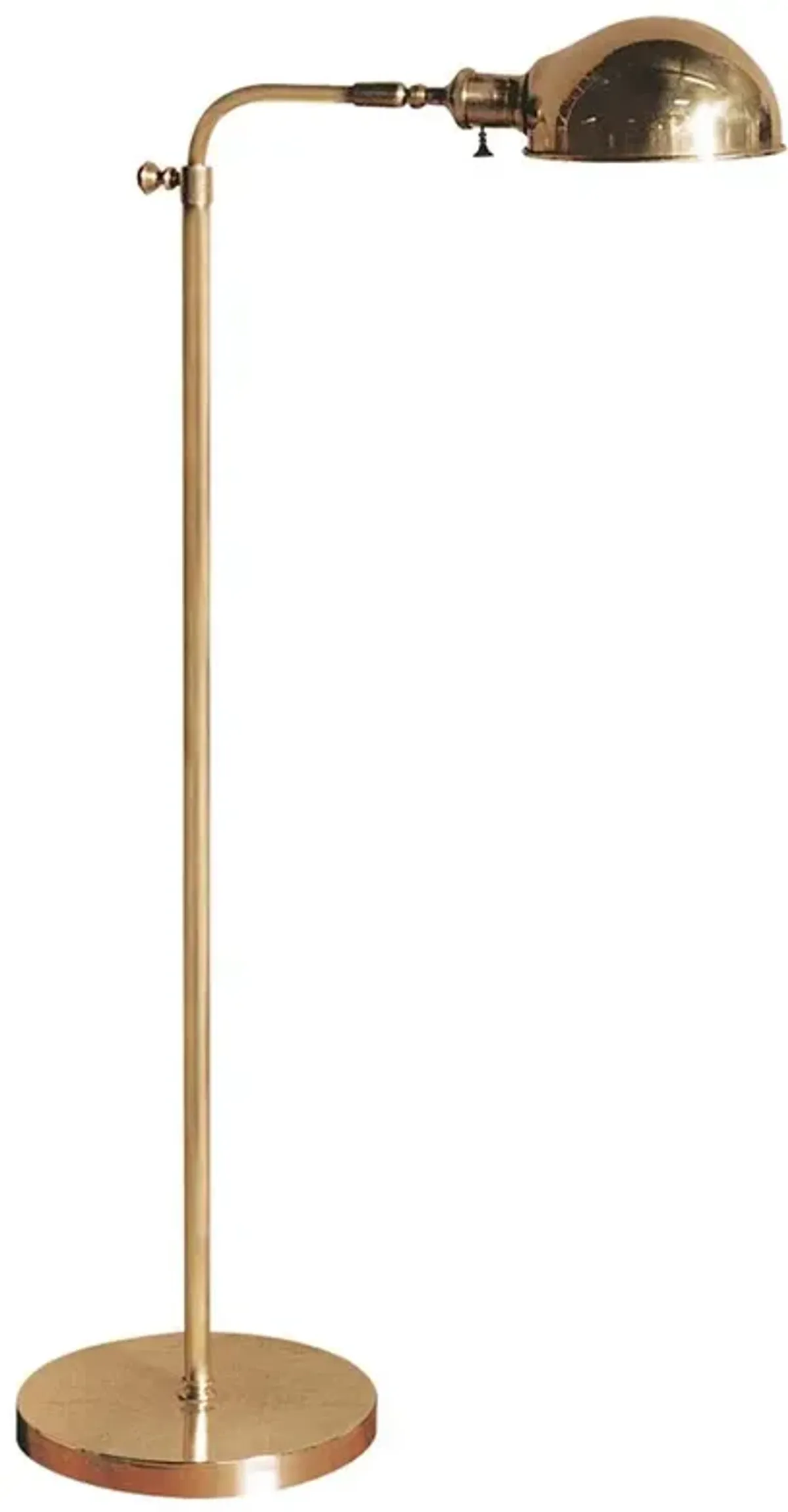 Visual Comfort Old Pharmacy Modern Antique Brass Dome Adjustable Task Floor Lamp