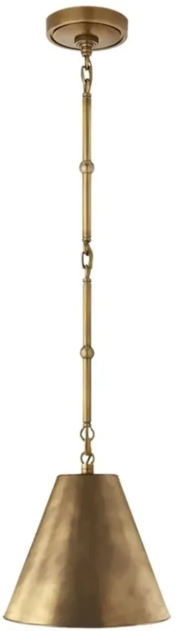 Visual Comfort Goodman Antique Brass Shade Hanging Shade - Petite