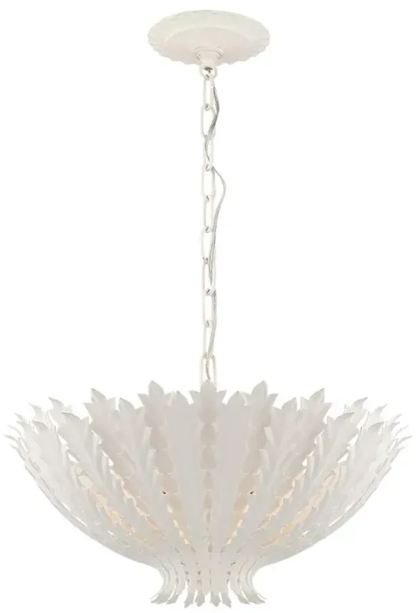 Visual Comfort Hampton Hollywood Regency Plaster White Chandelier - Medium