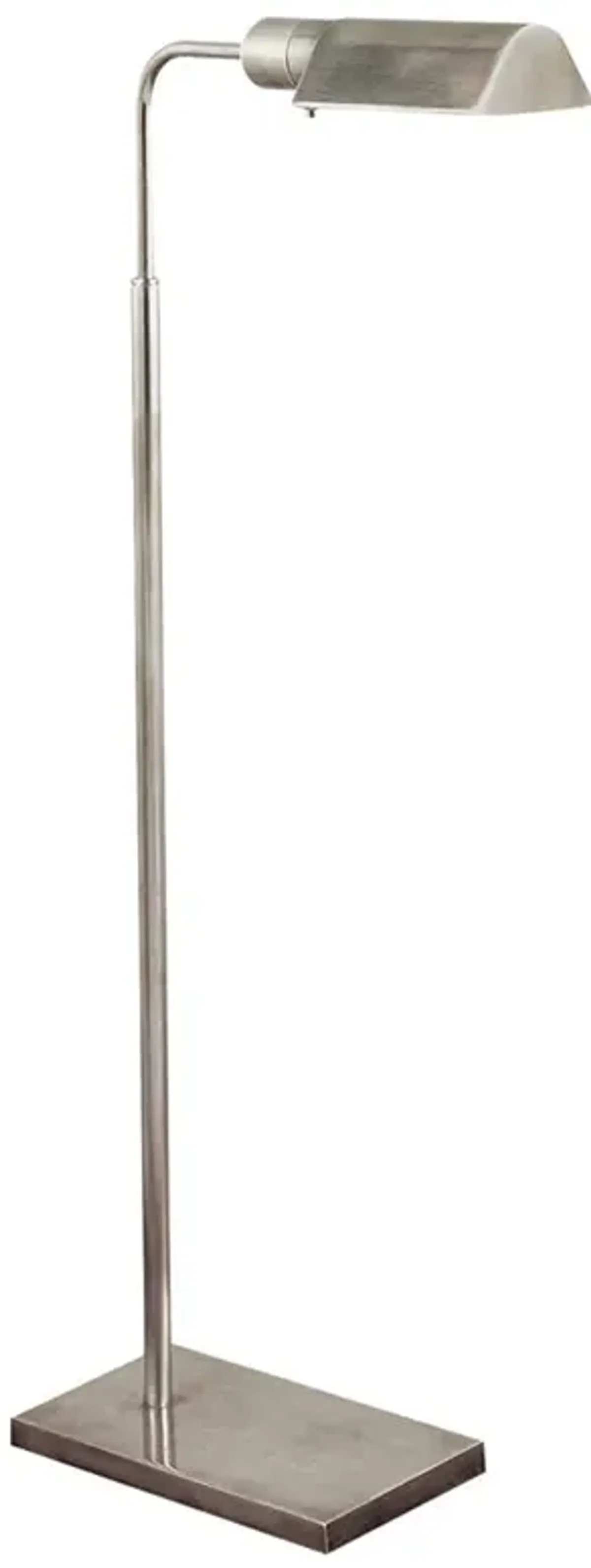 Visual Comfort Studio Modern Classic Antique Nickel Metal Adjustable Floor Lamp