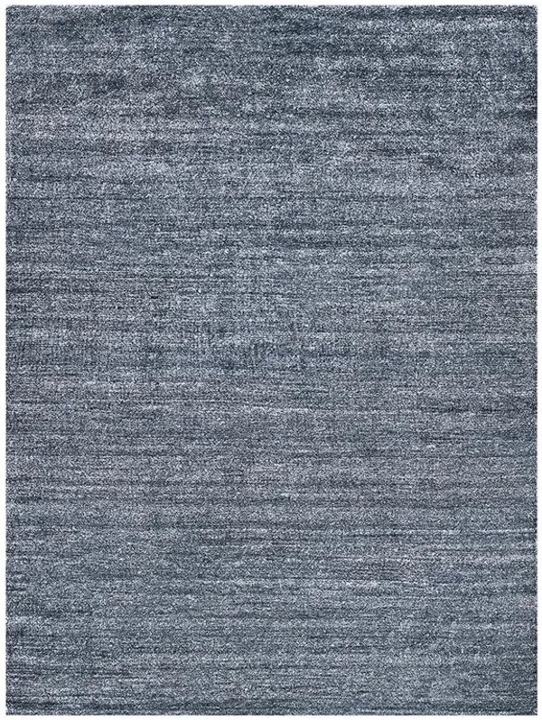 Celeste Modern Classic Charcoal Bamboo Silk Solid Hand Knotted Rug - 10'x14'
