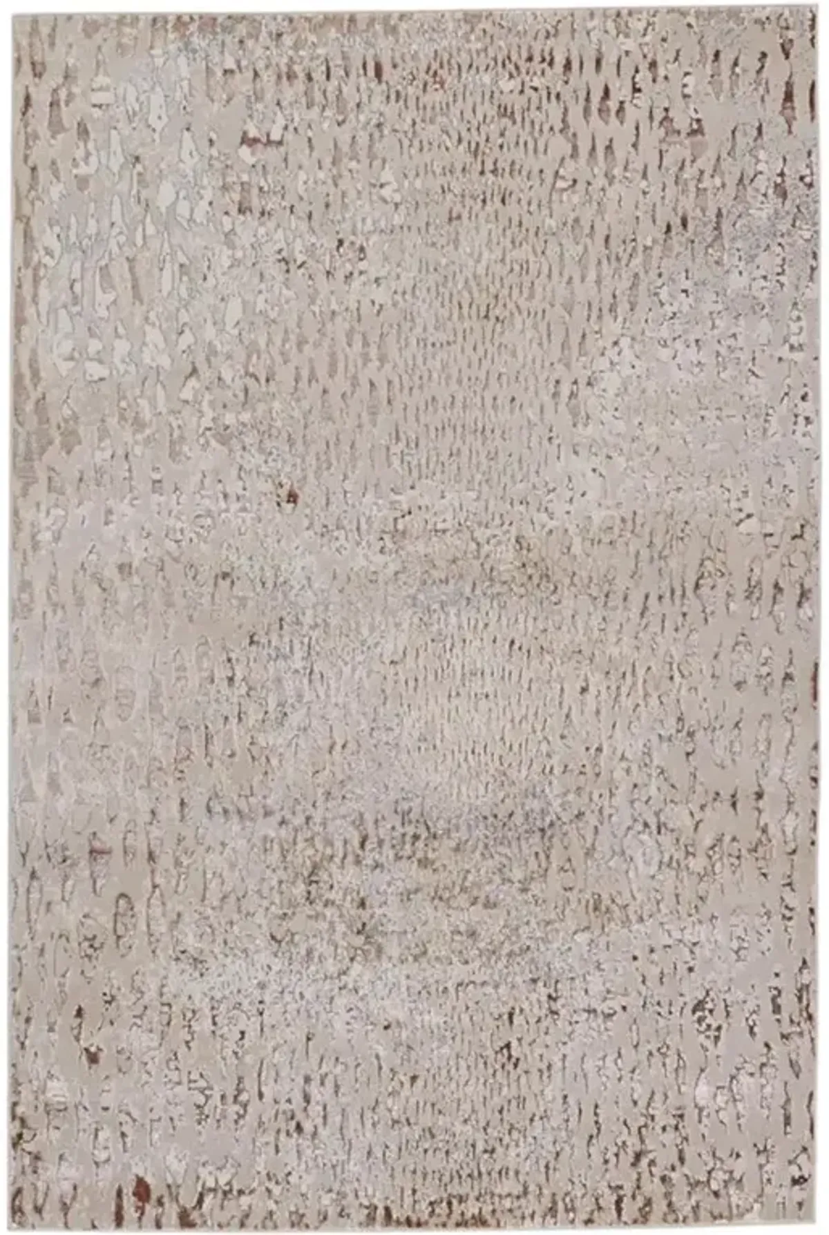 Kalista Global Bazaar Beige Animal Patterned Rug - 6'7"x9'6"