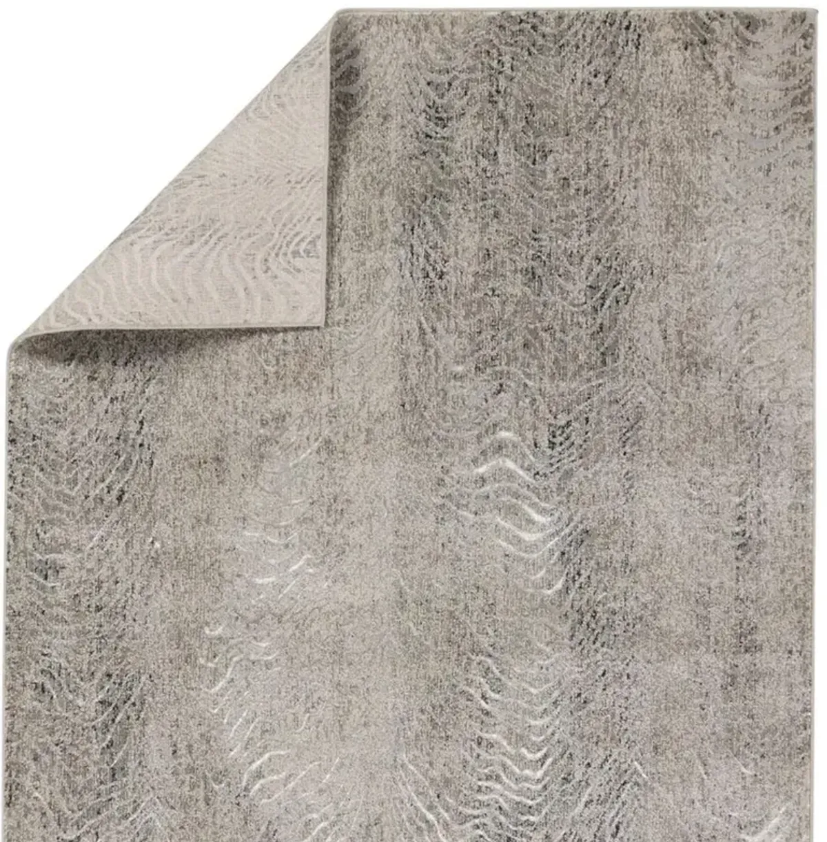 May Modern Classic Grey Animal Patterned Rug - 5'x7'6"