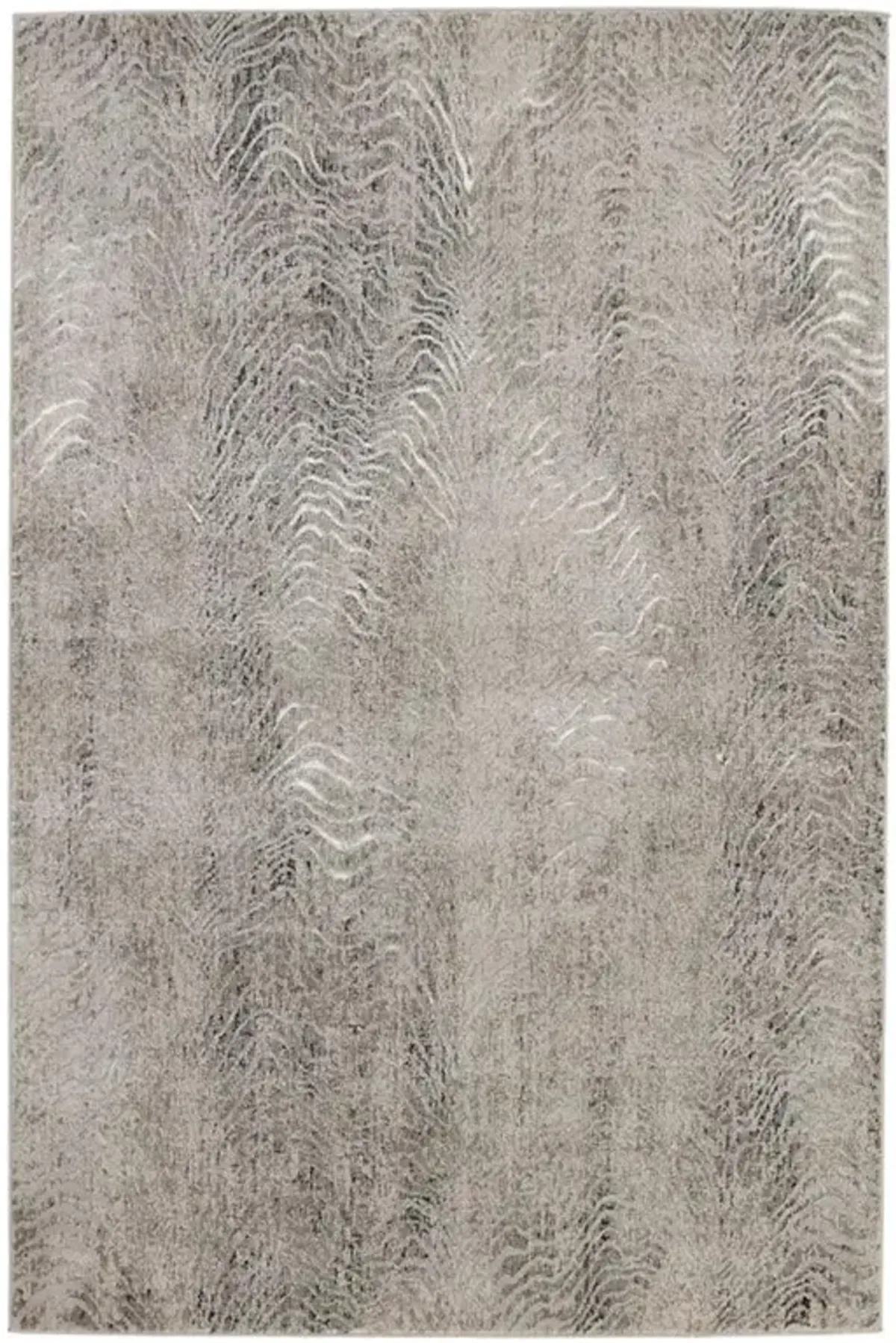 May Modern Classic Grey Animal Patterned Rug - 5'x7'6"