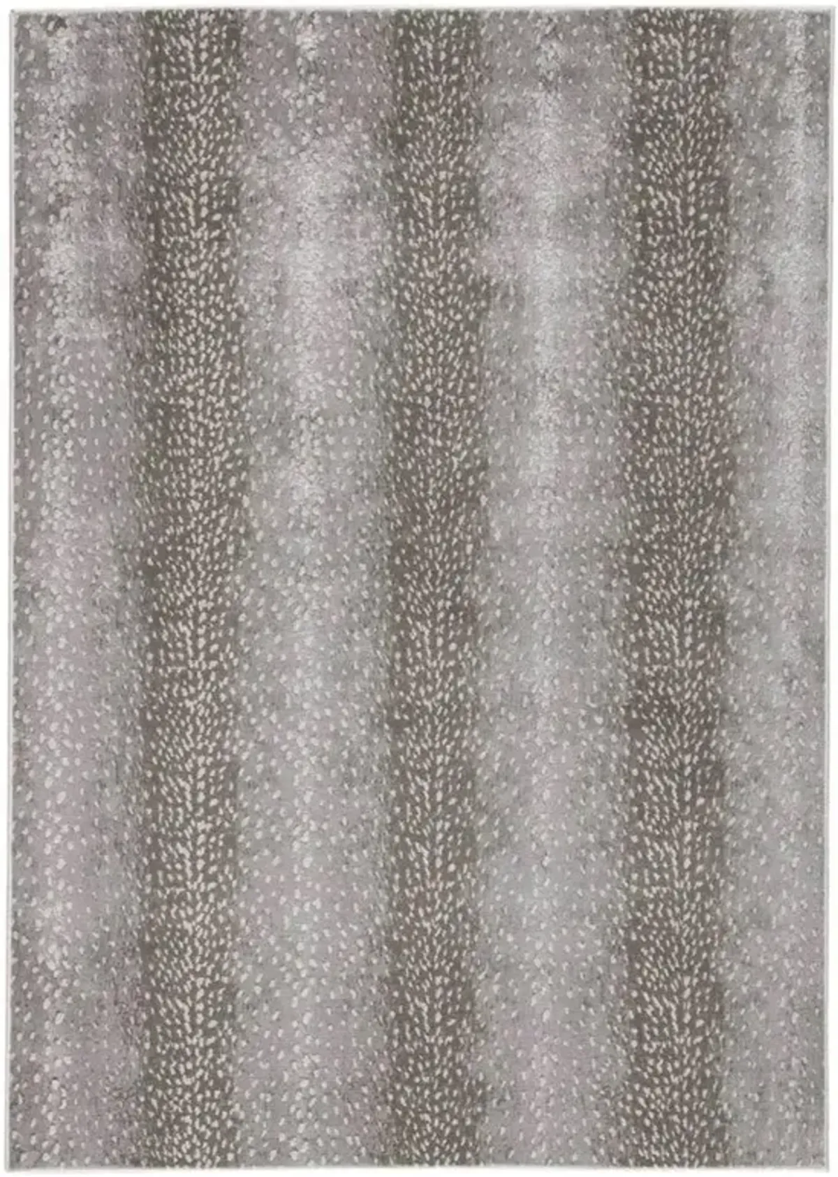 Annelise Modern Classic Grey Animal Patterned Rug - 6'7"x9'6"