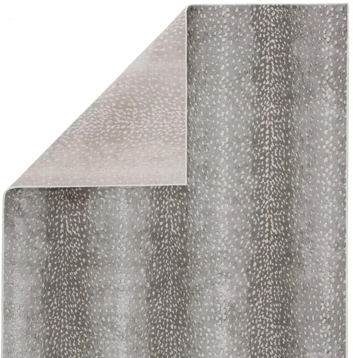 Annelise Modern Classic Grey Animal Patterned Runner Rug - 2'2"x8'