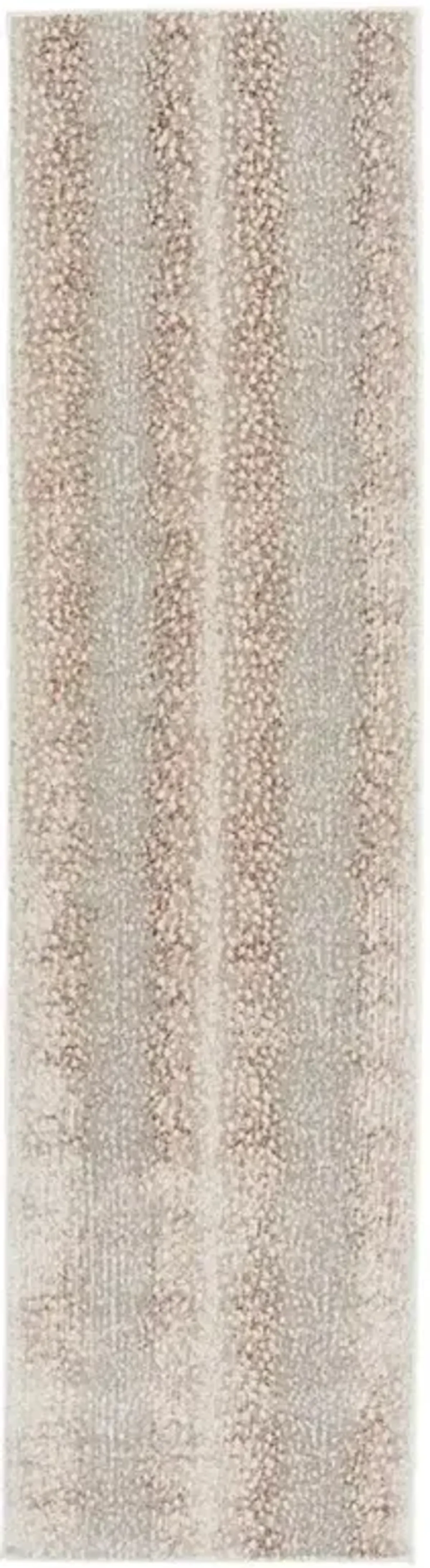 Annelise Modern Classic Light Grey Animal Patterned Rug - 3'3"x12"