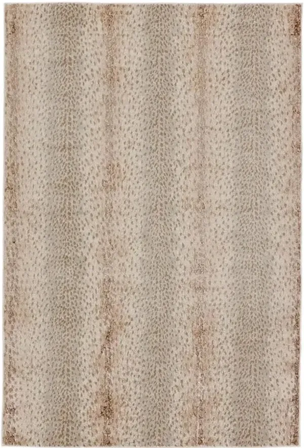Annelise Modern Classic Tan Animal Patterned Rug - 9'6"x13'