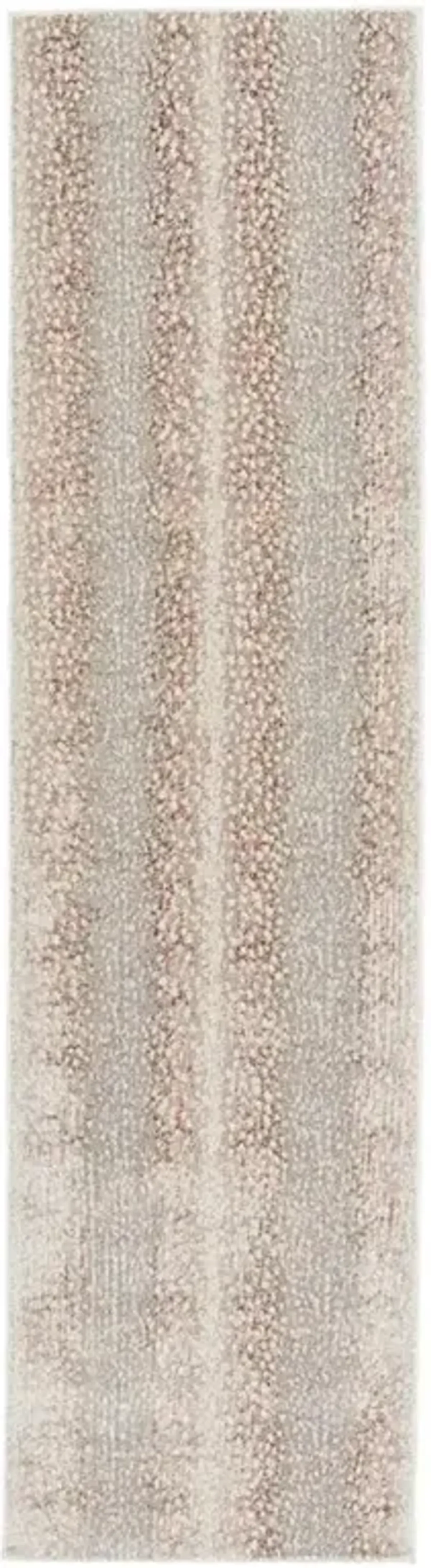 Annelise Modern Classic Light Grey Animal Patterned Runner Rug - 2'2"x8'