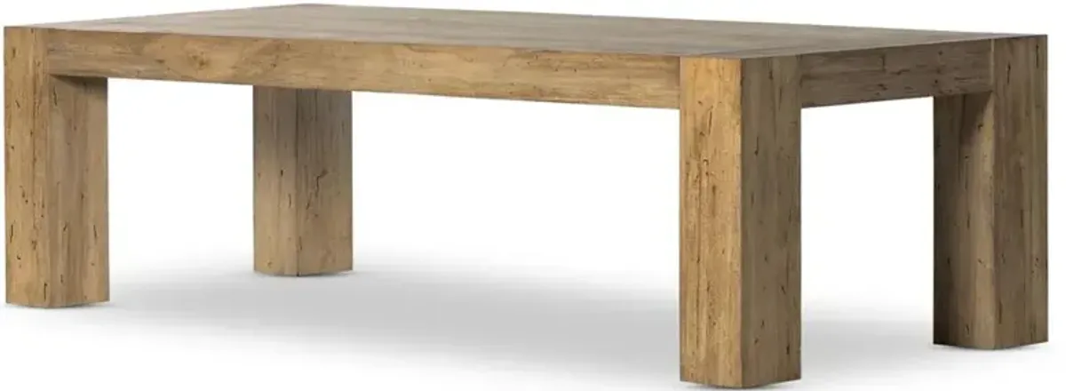 Oliver Rustic Lodge Brown Oak Rectangular Dining Table - Large - 108"W