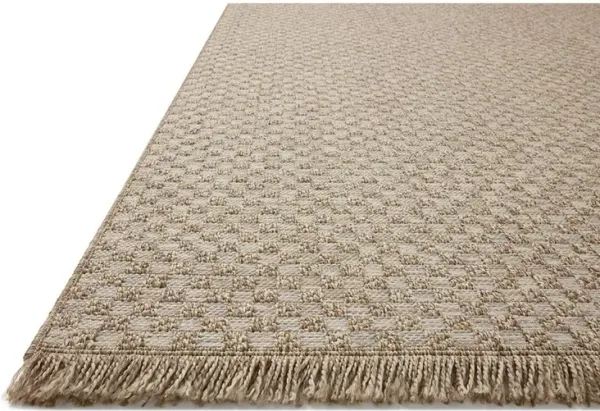 Joneth Coastal Beach Natural Woven Indoor Outdoor Rug - 3'9"x5'9"