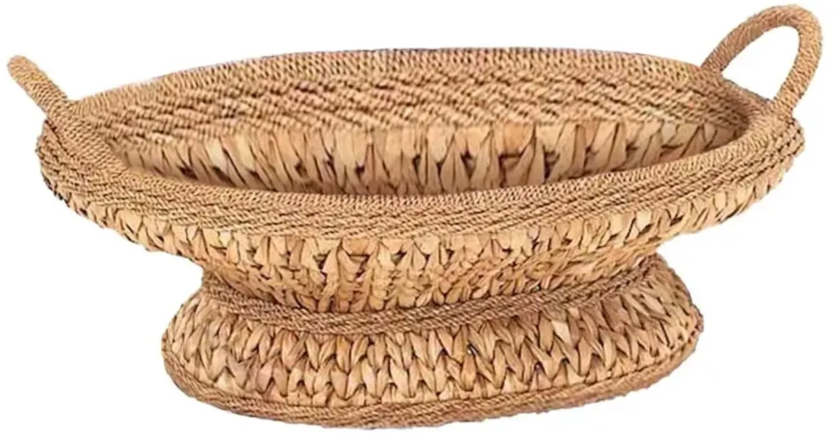 Tara Coastal Beach Natural Handwoven Rattan Decorative Bowl