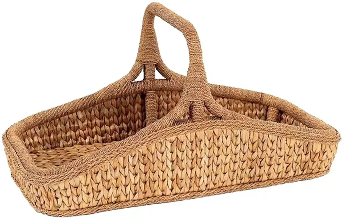 Tara Coastal Beach Natural Handwoven Rattan Decorative Basket
