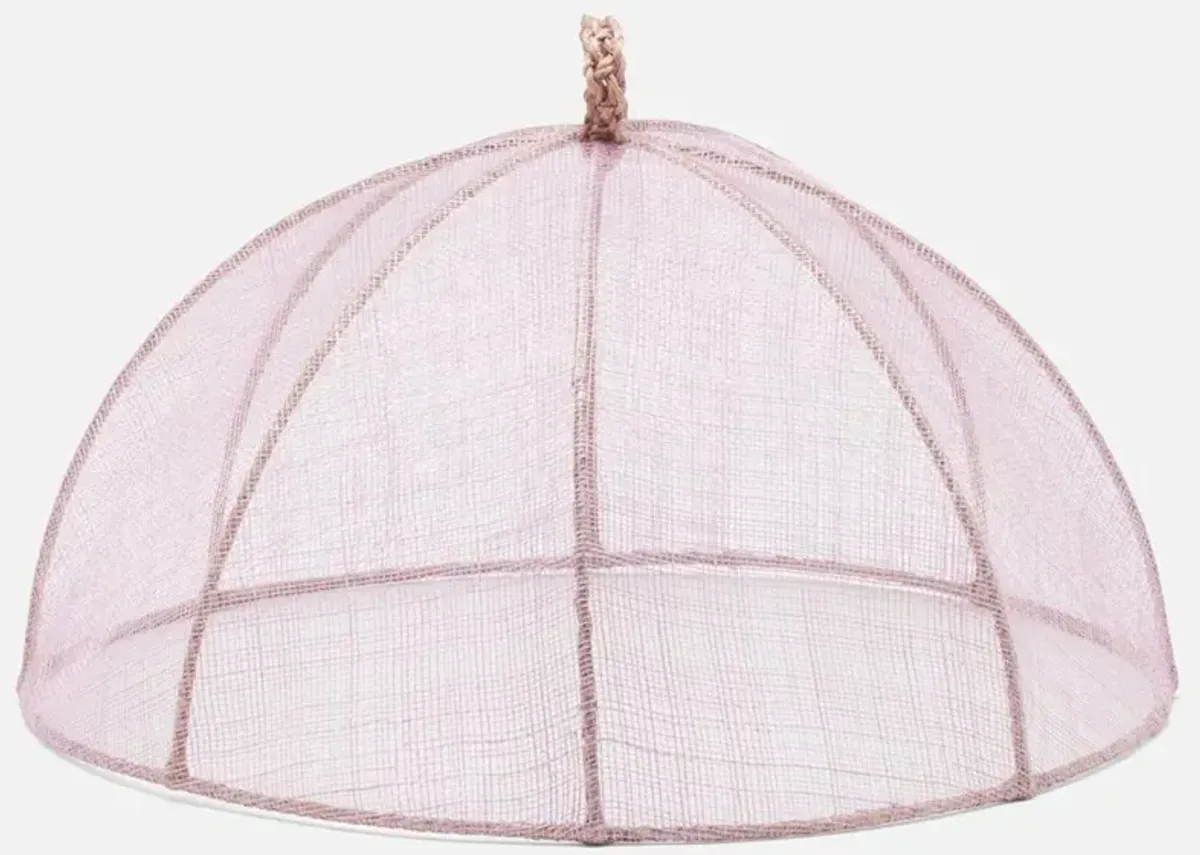 Rachel Coastal Lavender Sinamay Large Food Cover - Set of 4
