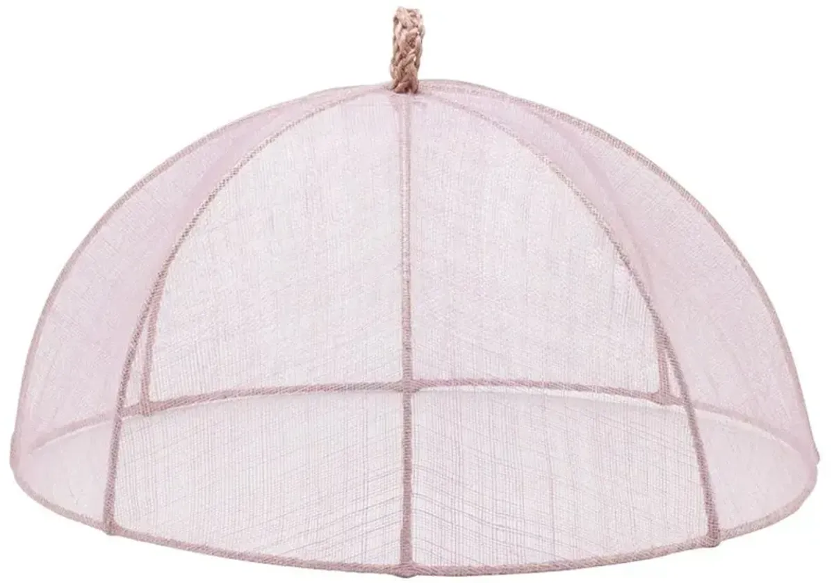 Rachel Coastal Lavender Sinamay Large Food Cover - Set of 4