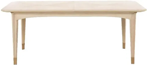 Bertram Modern Sand Oak Extendable Dining Table - 76-100"W