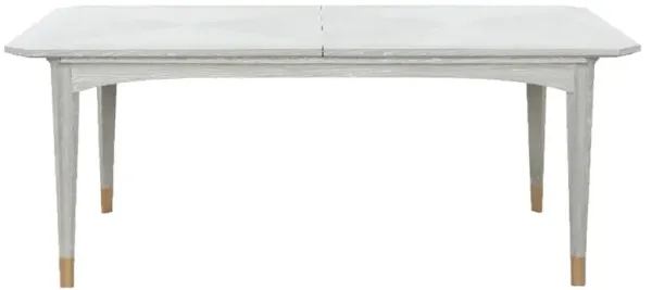 Bertram Modern Grey Oak Extendable Dining Table - 76-100"W