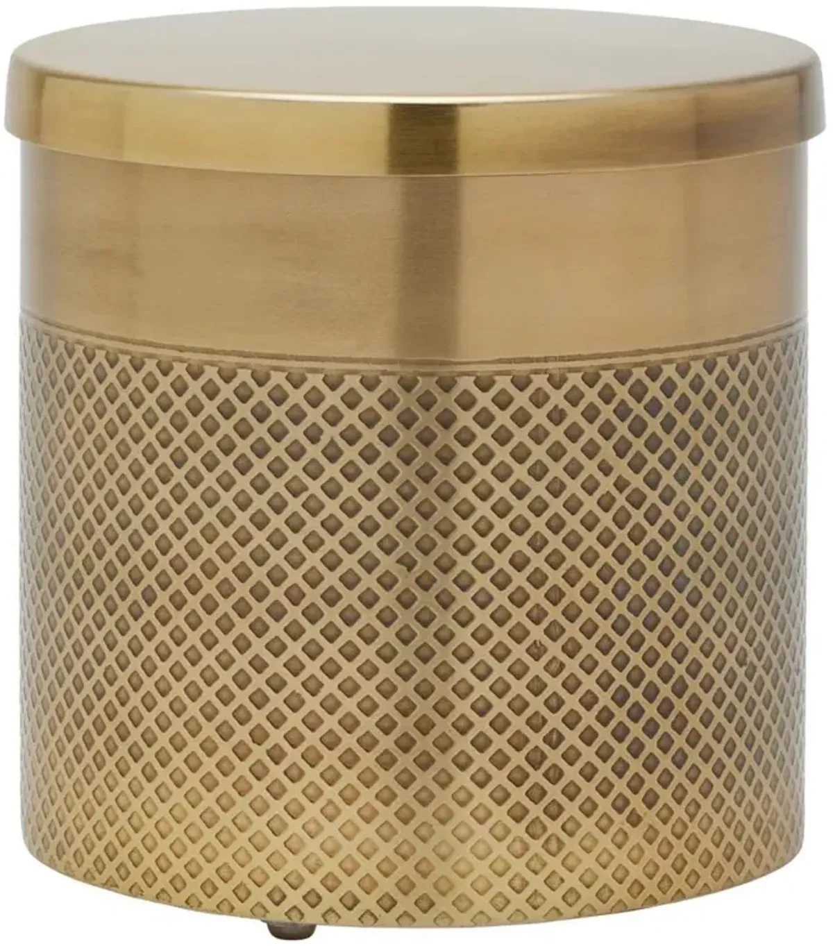 Pigeon and Poodle Hagen Modern Antique Brass Stainless Steel Bath Canister