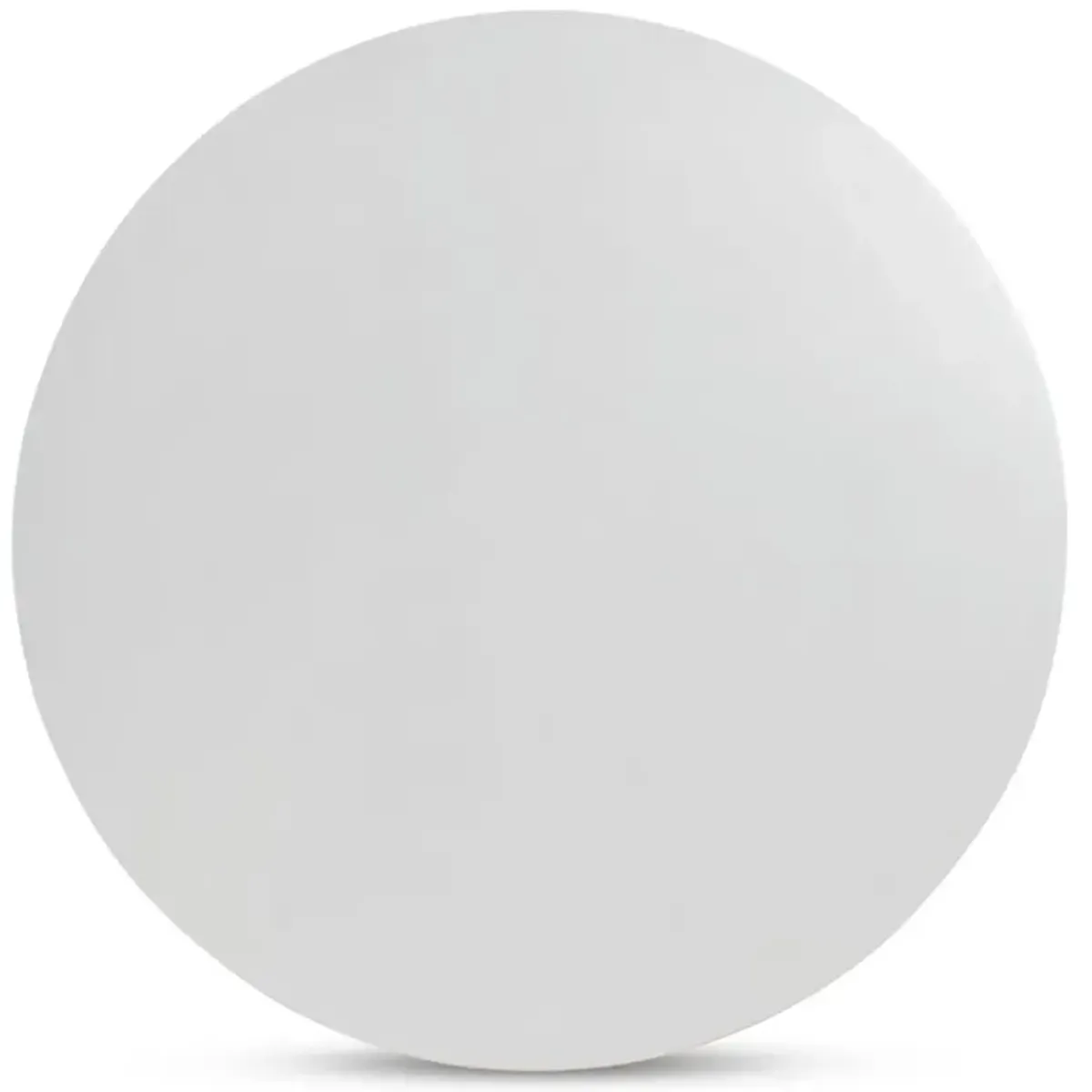 Bailey Industrial Loft White Aluminum Round Outdoor Dining Table - 42"